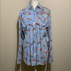 Vintage western wear custom made shirt
